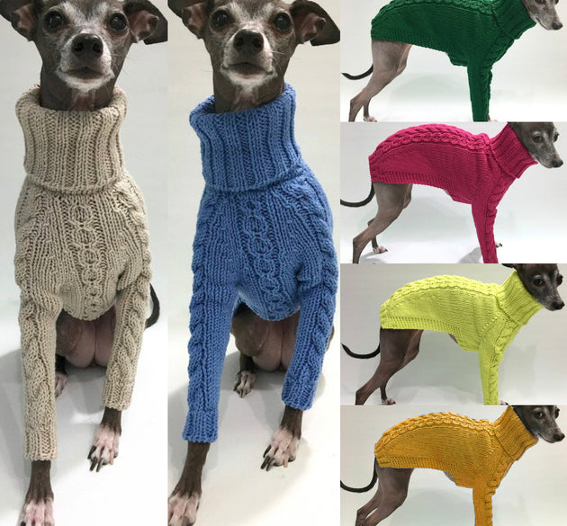 Winter Solid High Collar Dog Sweater Pet Products